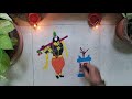 Simple Tusli Vivha Rangoli || 2021