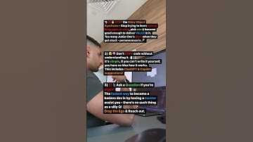 3️⃣ Things EVERY Beginner Developer needs to hear! 🔑🧠 #javascript #code #programming #beginner