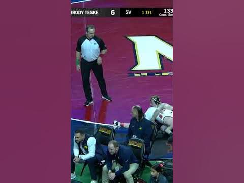 Top Takedowns from Jacob Van dee vs. Brody Teske 2024 B1G Wrestling