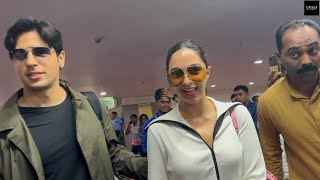 Kiara Advani Full On Masti Mood At Airport With Hubby Sidharth Malhotra