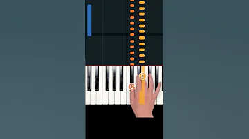 How to impress on piano in 35 seconds! (EASY) #shorts