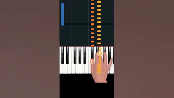 How To Impress On Piano In 35 Seconds EASY Shorts 