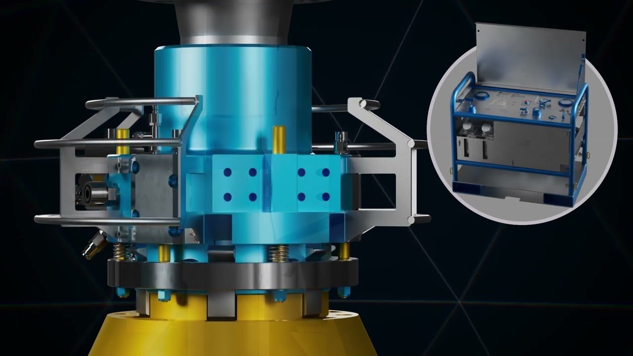 Hunting Energy Services Well Intervention Ezi Latch Hydraulic Wellhead Connector for Oil & Gas Wells