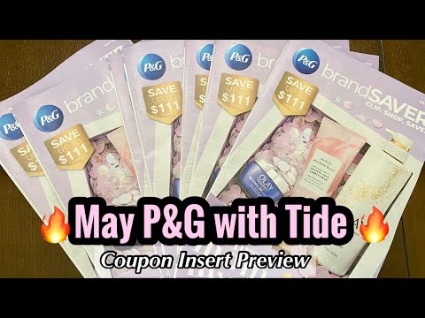 May 2022 P&G with Tide Coupon Insert Preview | What Coupons We're Getting & Upcoming Price Increases