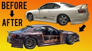 BUILDING A 1000HP S15 IN 10 MINUTES! (Pro Drift Car)