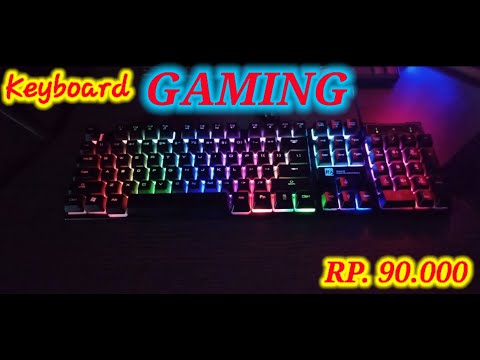 Keyboard R8 1822 Led RGB Khusus Gaming (Unboxing & Review)