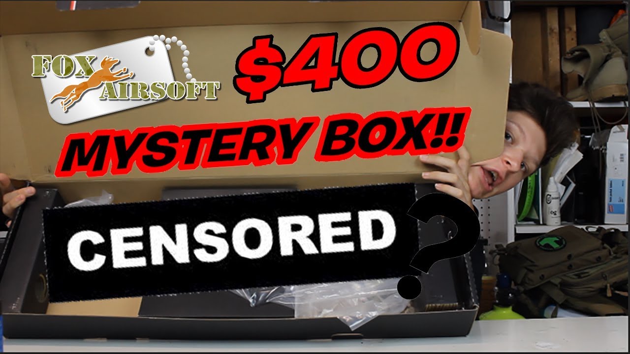 FOX AIRSOFT 400 MYSTERY BOX UNBOXING QSAirsoft YouTube