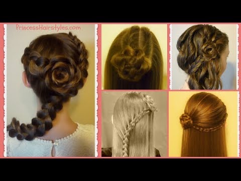 5-braided-rose-hairstyles,-part-2---flower-girl-hairstyles
