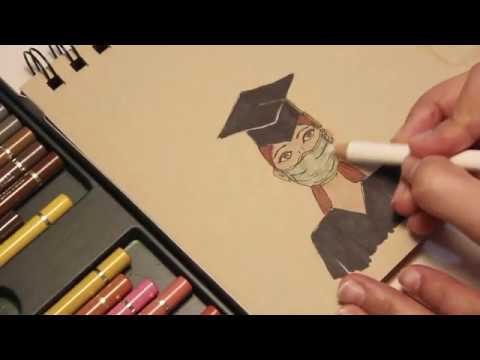رسم خريجة 2020 How To Draw Youtube