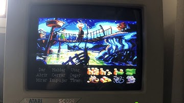 Monkey Island 2 . ScummVM lite. Atari MegaSTE