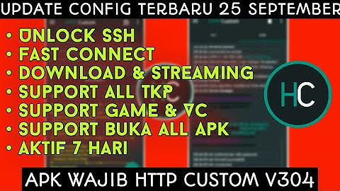 Update Config All Operator 25 September  2021 | Kemendikbud, Edukasi, Game,dll