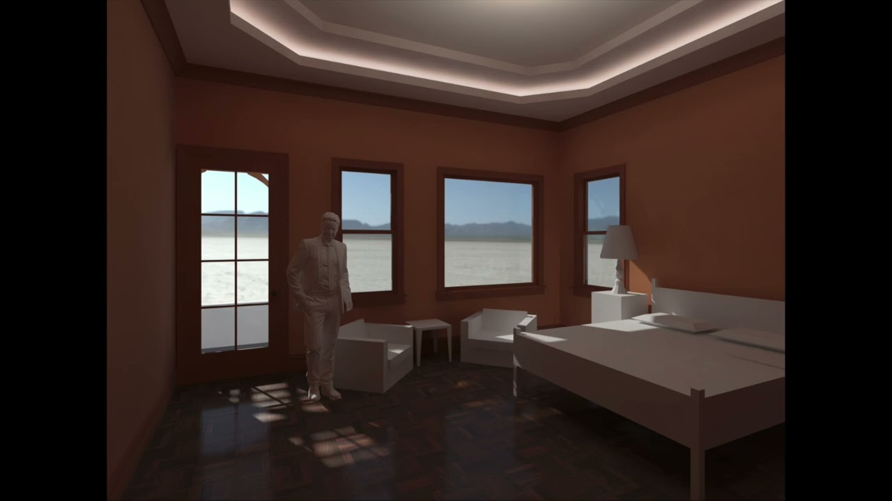 Set Design: Lighting Simulation from AutoCAD