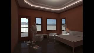 Set Design: Lighting Simulation from AutoCAD