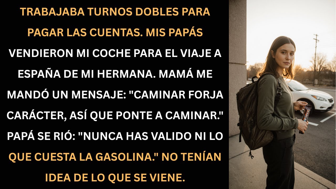 Trabajaba doble turno y mis padres vendieron mi coche — No imaginaron lo que haría después.