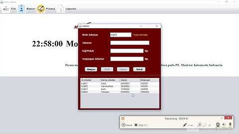 Aplikasi Kepegawaian dan Penggajian  Berbasis Java by kiftiana Barokah