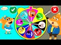 The Fox Family and friends sweets on mystery wheel of fortune - cartoon for kids new episode #903