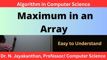 Flowchart to Find the Maximum in an Array