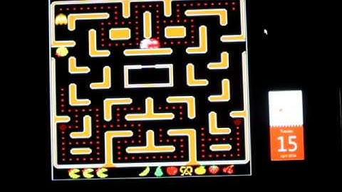 ms pac man - grouping on levels 6,7 (pear, banana) don hayes MAME
