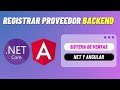 #28 Registrar proveedor Backend | Sistema de Ventas