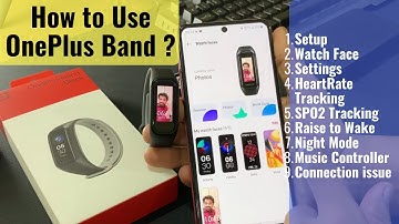 How to Use/Setup Oneplus Band with Health App | Custom Watch Face, Controls, Settings and Features