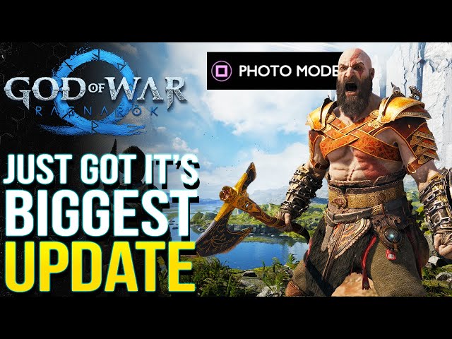 God of War Ragnarok update adds Photo Mode