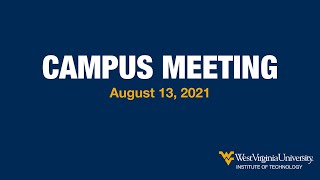 Campus Meeting - August 13, 2021