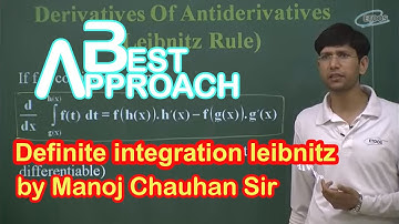 Maths IIT definite integration leibnitz by Manoj Chauhan Sir