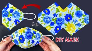 New Style Very Easy Face Mask✅Diy Fabric Mask Easy Pattern Sewing Tutorial | How to Breathable Mask