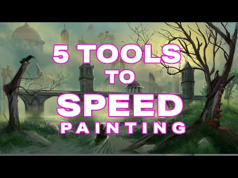 5 tools to help you speed painting in Adobe Photoshop
