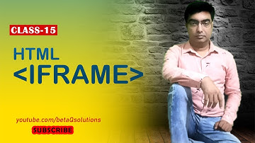 HTML IFrame Tag  & its Attributes | Class 15 | betaQsolutions | By Biswajit Swain