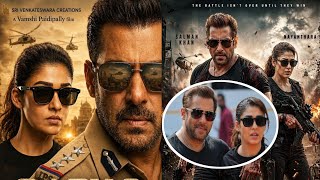 SALMAN KHAN HUGE SURPRISE OFFICIAL ANNOUNCEMENT EID 2027💥 #SVC63 VAMSHI PAIDIPALLY | NAYANTHARA | 