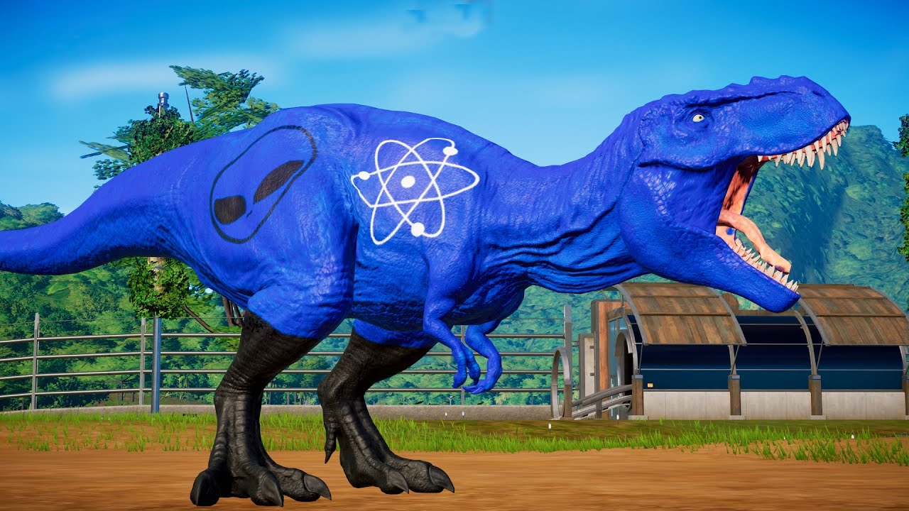 DINOSSAURO AZUL  Jurassic World Evolution 4K 🦖 Jogo de Dinossauro 