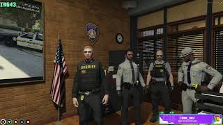 Wrangler Murders Dan at PD Meeting | NoPixel GTA V RP