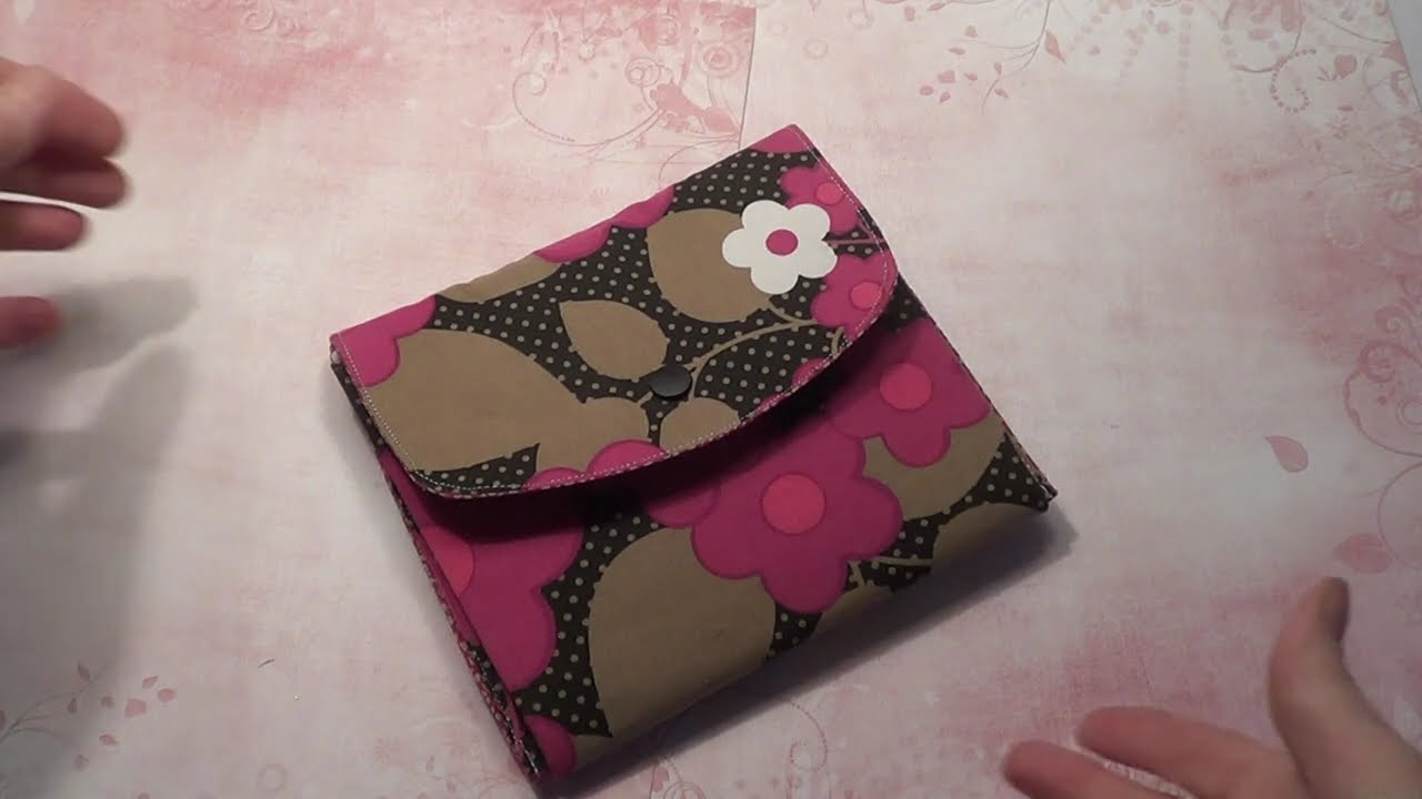 petite pochette pour mes cartes rondes