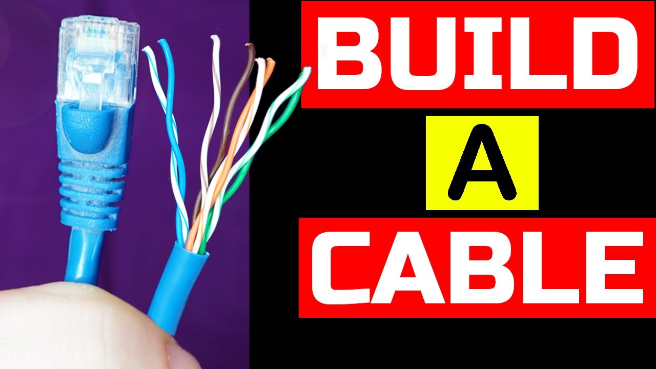 How To Make A Network Lead Cable YouTube