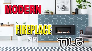 Celebrity Modern Fireplace Tile Ideas | Home Interior Design Net Worth