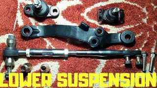 Tension rods and ball joints installation Nissan Skyline GTR R32