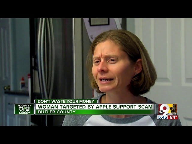 Woman targeted by Apple support scam class=