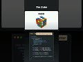 MAKE A CUBE GAME WITH THE HELP OF CODEING 😎. @Python_learning_center. [learn with best.]
