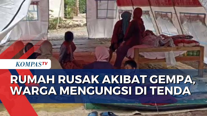 Rumah Rusak Akibat Gempa, Warga Bantul Pilih Mengungsi di Tenda
