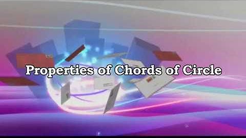 16 Properties of Chords of Circle Part 2 211 Secondary