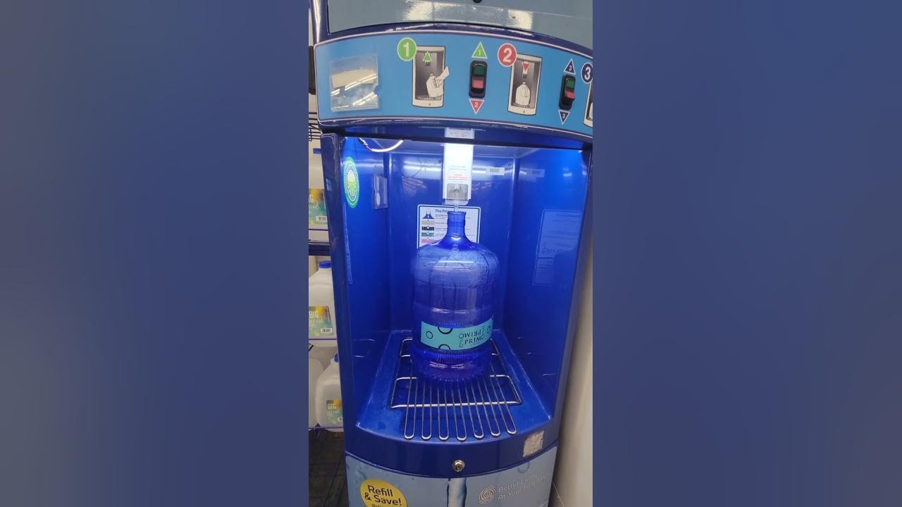 Primo Water refilling station at Walmart - YouTube