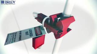 Brady Ball Valve Lockout