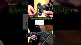 A Second Past Midnight - with TAB- Classical Guitar