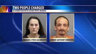 2 people charged in connection with investigation into casino murders