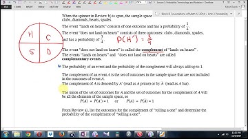 FOM12 U3L1 Probability Terminology