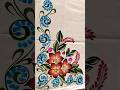 पेंटिंग सीखिए एकदम आसानी से| pillow cover painting  #acrylicpainting #bedsheetdesign #youtubeshorts