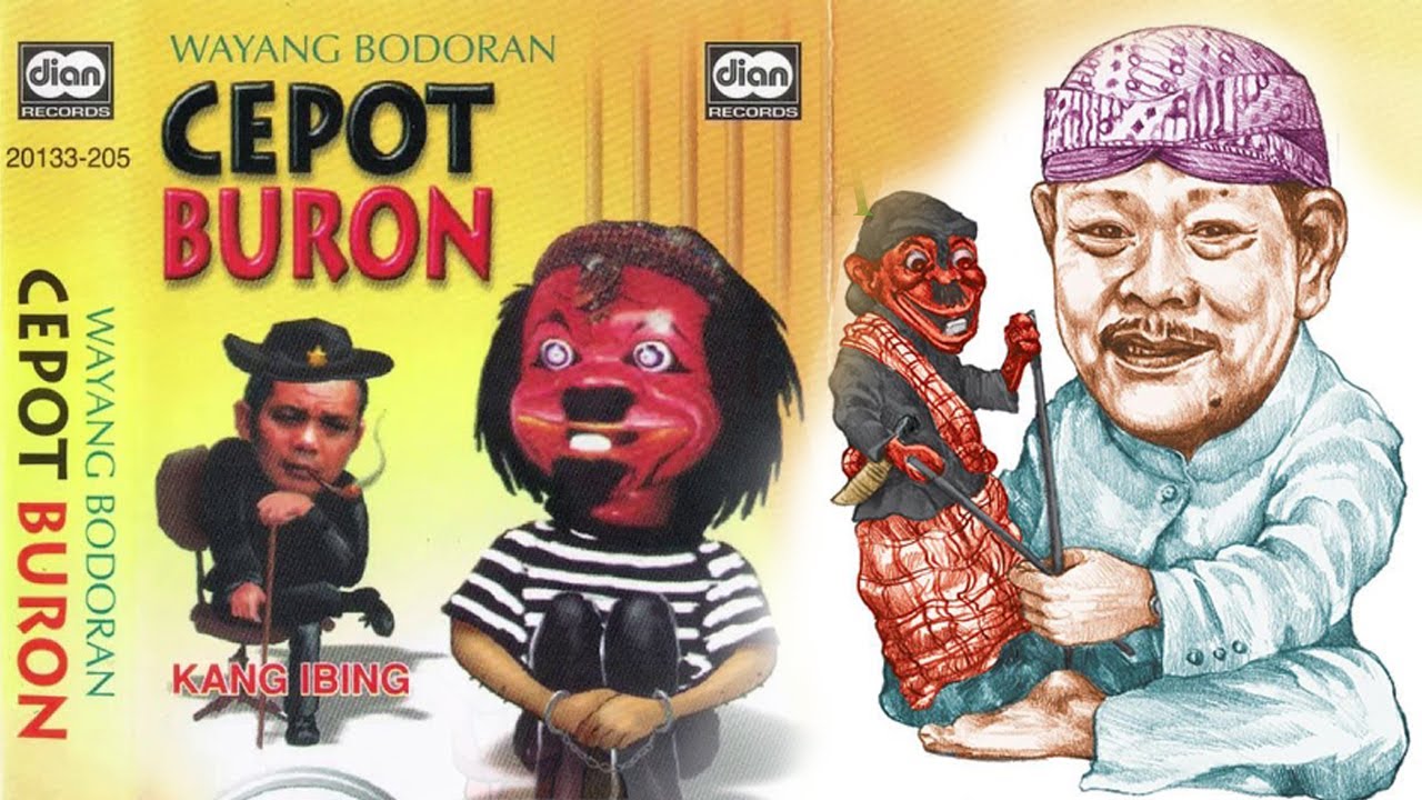 Wayang Bodor Cepot Buron   kang ibing asep sunandar