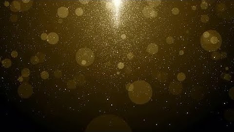 Gold Particles Shimmering Background Loop Stock Motion Graphics