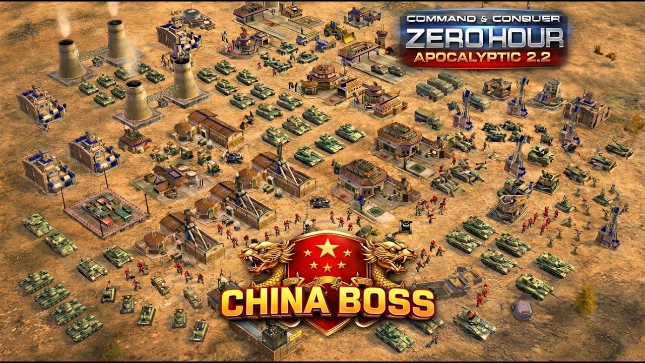 China BOSS 1 vs 7 - Generals Zero Hour | Apocalyptic 2.2 Brutal